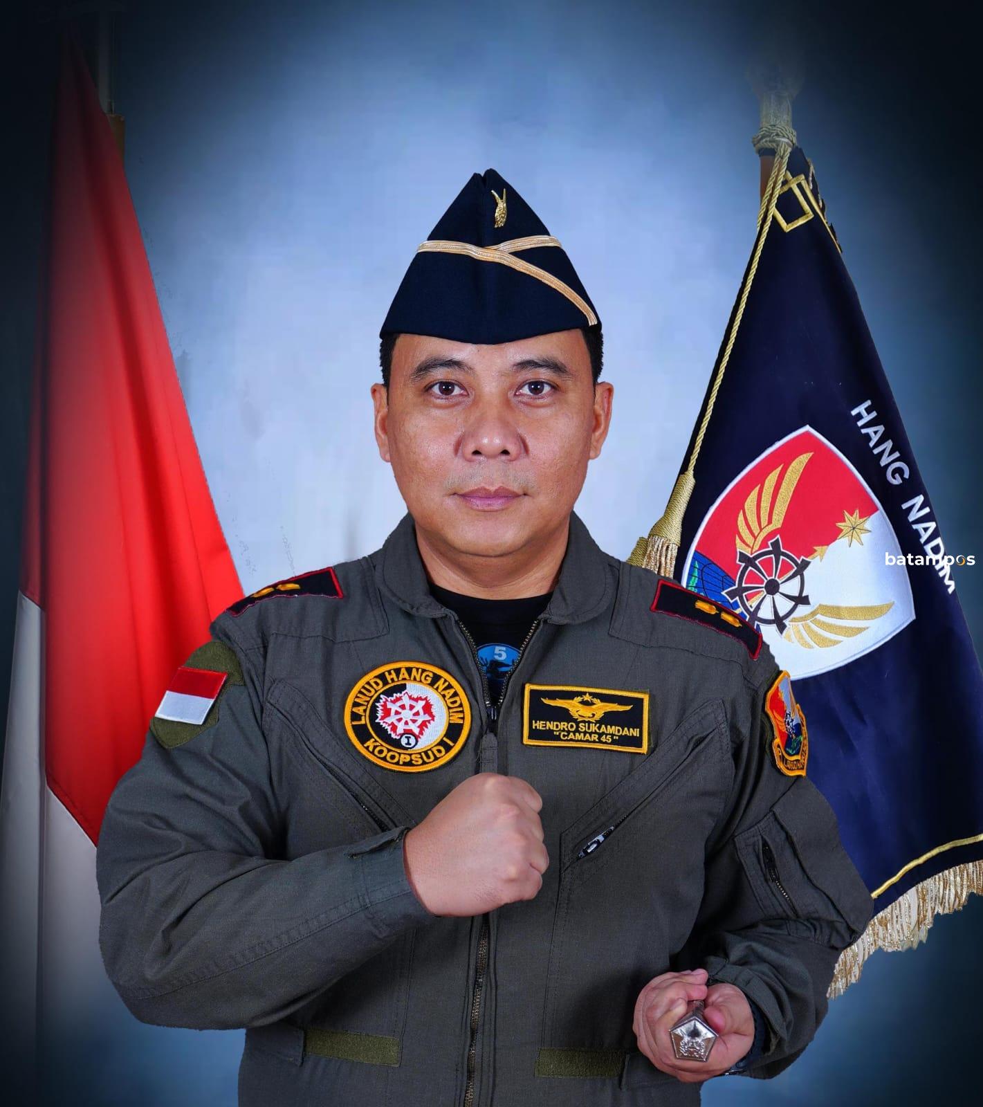 Letkol Pnb Hendro Sukamdani saat menjabat Komandan Lanud Hang Nadim Batam, menekankan kepemimpinan berbasis karya nyata, pembangunan daerah, dan penguatan peran TNI AU dalam menjaga pertahanan udara sekaligus mendukung kemajuan Batam.