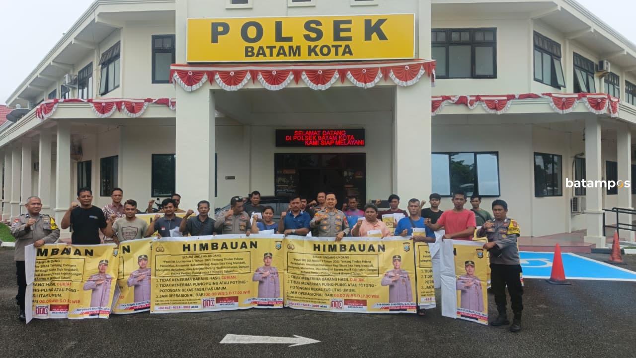 Tekan Aksi Rayap Besi, Polsek Batam Kota Libatkan Pelaku Usaha Minta Jangan jadi Penadah – Metropolis