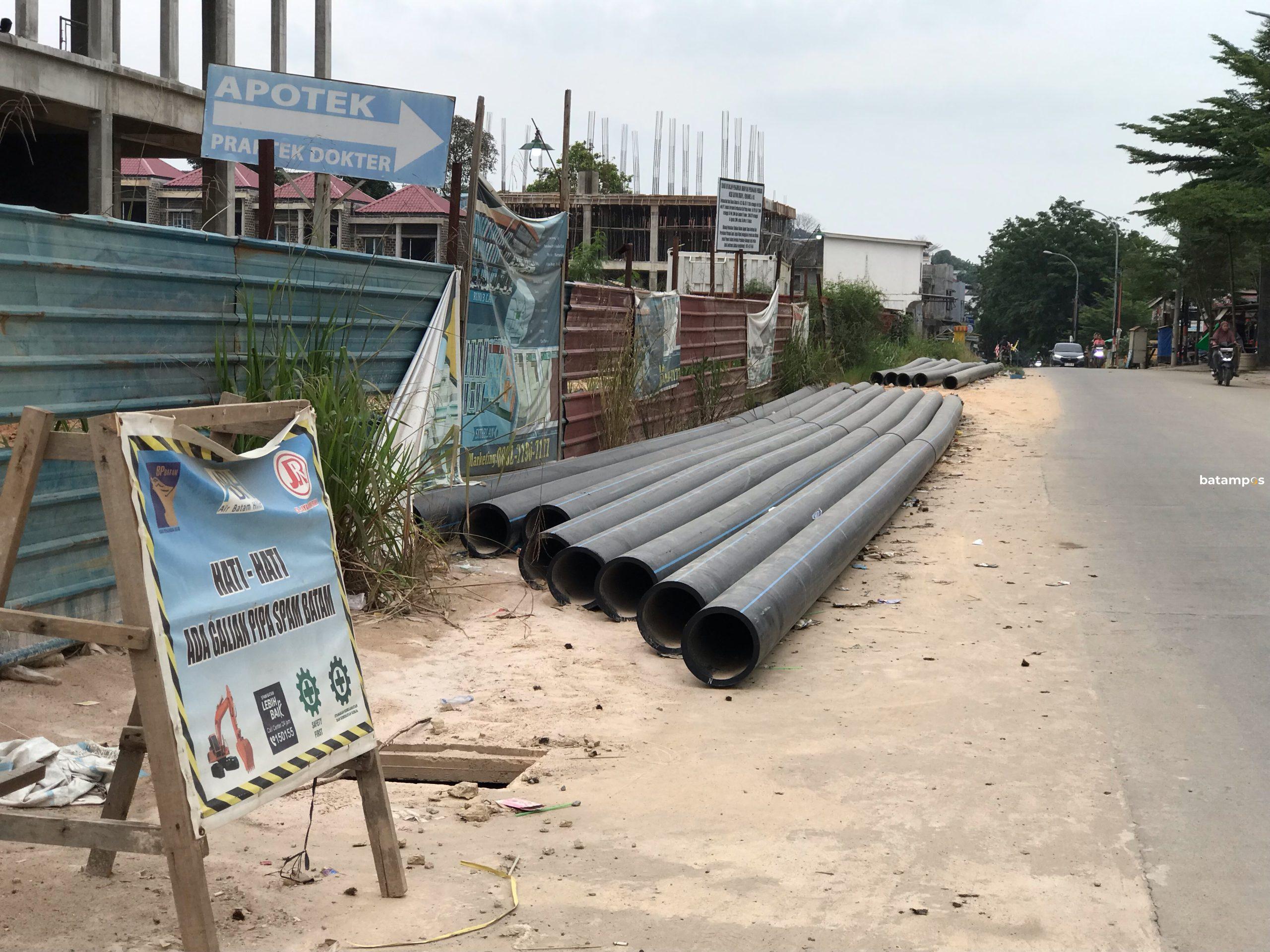 Target Rampung Awal Agustus, BP Batam Sebut Proyek Pipa Batuampar–Bengkong Tingkatkan Tekanan Air – Metropolis