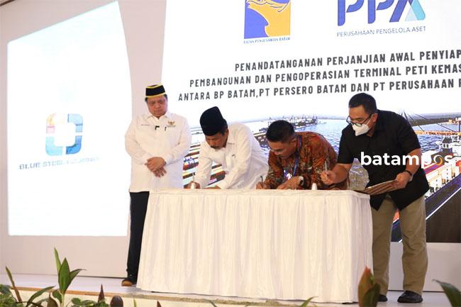 Kepala BP Batam Teken Komitmen Pengembangan Batam di Sisi Darat, Laut dan Udara 2 bp batam 3