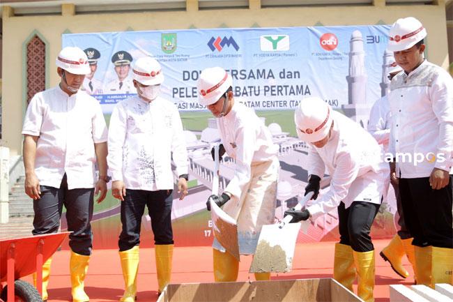 Revitalisasi Masjid Agung Batamcenter Dimulai 1 pemko batam 3